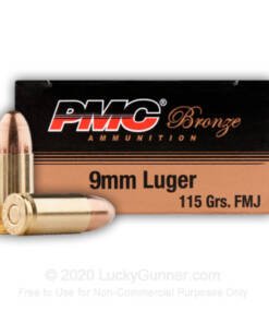 9mm - 115 Grain FMJ - PMC - 1000 Rounds